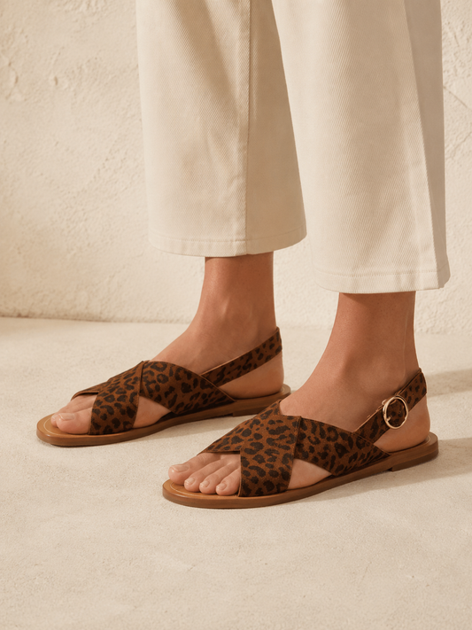 Sandalia Bianca · Leopardo