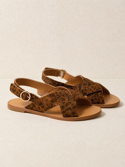 Sandalia Bianca · Leopardo