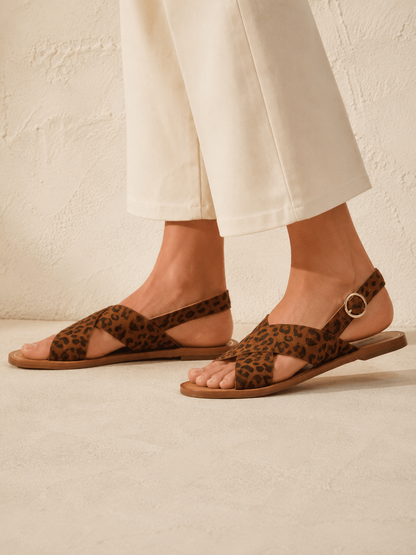 Sandalia Bianca · Leopardo